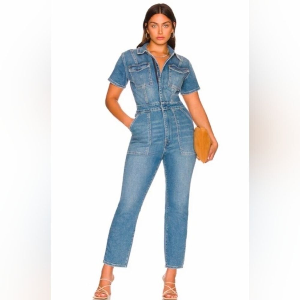 Fit‎ For Success Jumpsuit in Blue274 Good American; XS